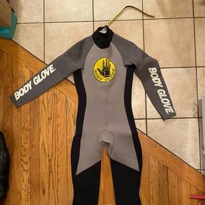 Body Glove Full Wetsuit Rare Colors Grey Gold Yellow medium